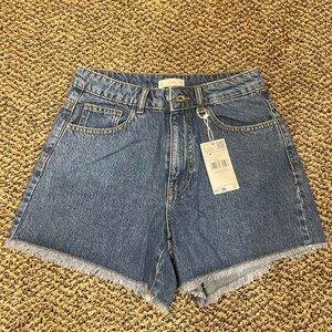Mango Blue Jean Shorts